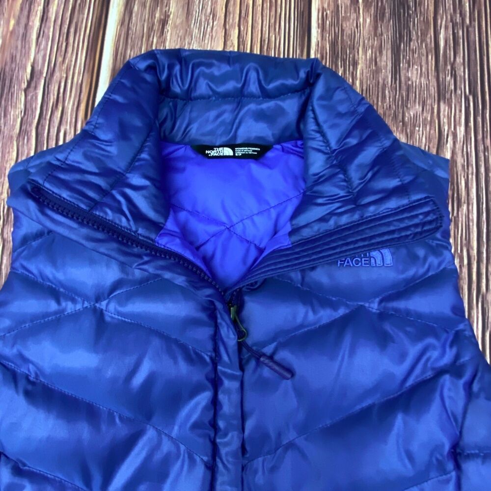 The North Face Women’s Puffer Vest Size S Purple Insulated Fall 2015 Pre-Owned - Picture 5 of 16